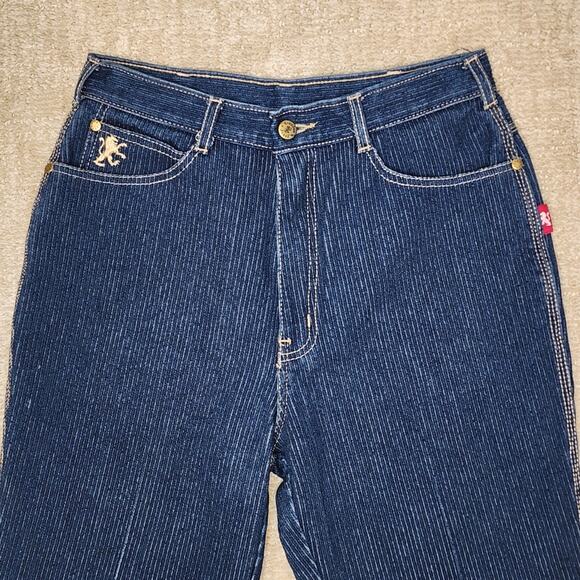 Vintage Braxton Ribbed Denim Jeans Women's 28 Inch Waist - Picture 2 of 4